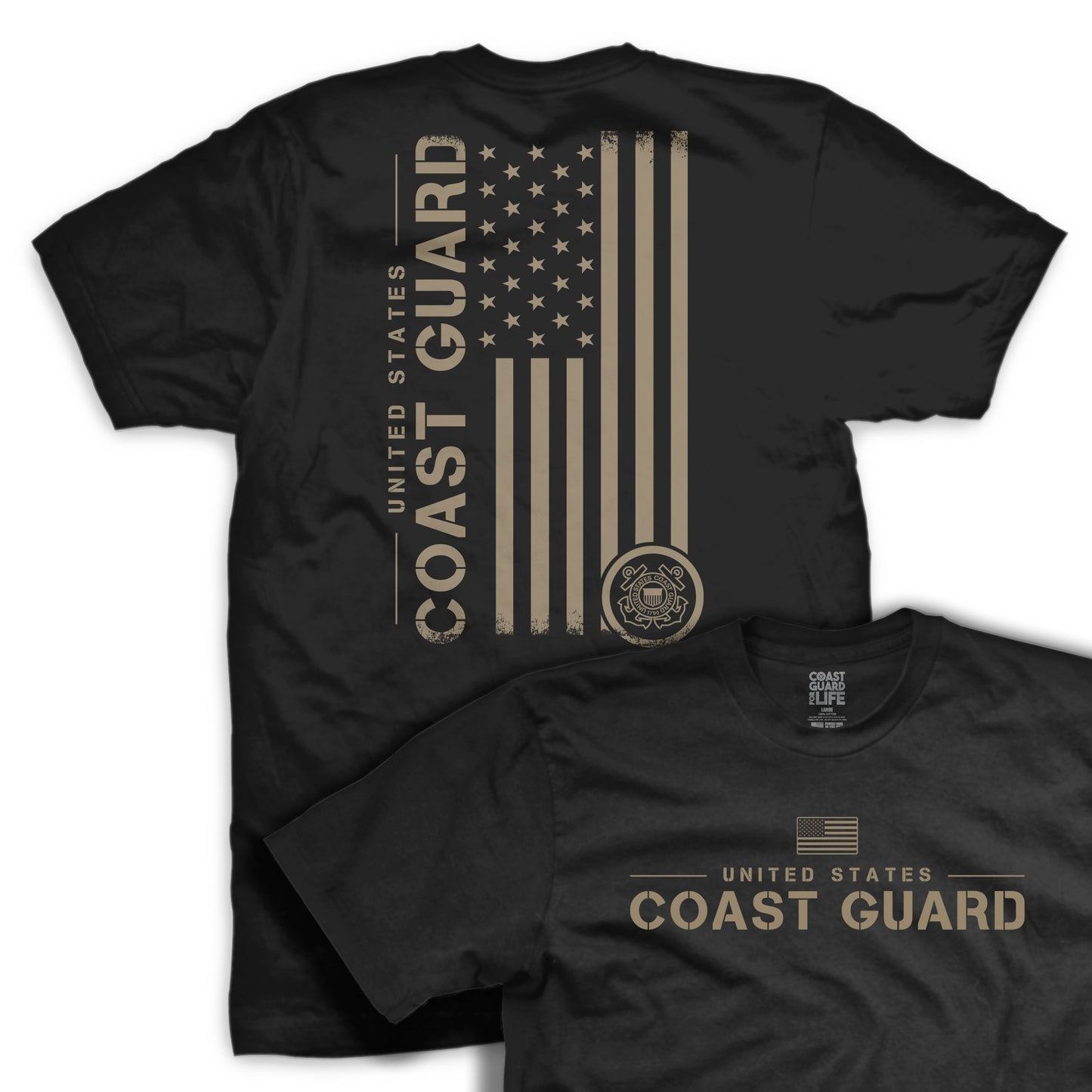 United States Coast Guard Old Glory T-Shirt